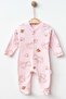 Newborn Baby Outfit One-Piece Cotton Teddy Bear Patterned Jumpsuit