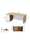Coco Bolo-Premium White ED3-LSCBW Executive Desk 180 cm - 5
