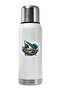 Shark White Shark Pattern Sticker - Car, Motorcycle, Helmet, Laptop, Glass 13X11 cm - 5