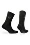 Gabby Merino Wool and Bamboo Full Cushioned Thermal Outdoor Socks Dark Black