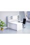 Premium White ED-LPW Executive Desk