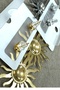 Tarnish-Resistant 316 L Stainless Steel Earrings with Sun Figure Stainless Steel - 3