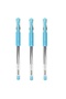 Uniball Signo Needle (0.38) Needle Tip Gel Pen Sky Blue (Three Pieces)