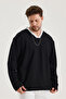 V-Neck Long Sleeve Comfortable Fit T-Shirt - 6
