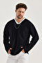 V-Neck Long Sleeve Comfortable Fit T-Shirt - 4