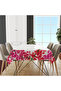 Red Flowers Digital Printed Tablecloth
