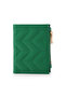 Embroidery Patterned Zippered Women's Wallet with Magnet Green Color Czn-705-Y
