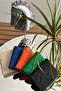 Embroidery Patterned Zippered Women's Wallet with Magnet, Navy Blue Color Czn-705-L - 4