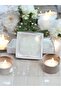 15 Pieces White Boxed Peony Candle, Engagement, Wedding, Circumcision, Promise, Henna, Birthday