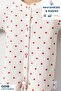 Heart Pattern Patterned Cotton 2-Piece and 3-Piece Overalls Set - 8