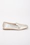 Khaki?Ki? Leather? Gold Color Casual Shoes - 3