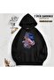 Fish Betta Printed Hooded Sweatshirt (2 Thread)