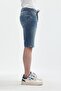 Men's Lycra Lace-Up Jean Shorts - 3