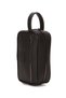 Unisex Black Vegan Leather Personal Care and Travel Bag - 5