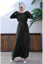 Belted dress 0582-04 khaki - 2