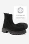 Women's Black Suede Genuine Natural Leather Number 36-41 Boots & Booties - 3