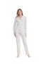 Us Polo Assn. Women's Long-Length Placket Short Leg Patterned Home Wear Ka81.Bo.1.Nn.Ie71.C.L.2.De1.Tkek28