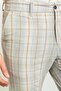 Plaid Super Slim Fit Men's Shorts Gray - 18101.23Y - 2
