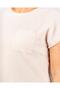 Mixed Textured Pocket Lycra Women's Blouse - 4