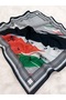 10 Pcs Olive Branch and Palestine Themed Scarf Non-Slip Crepe Vibrant Colors - 3
