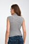 Zero Sleeve Knitwear Knit Turtleneck Body, Sweater, Knitwear Sweater, Sweater - 6