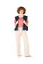 Women's Striped Trousers with Elastic Waist - 2