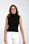 Zero Sleeve Knitwear Knit Turtleneck Body, Sweater, Knitwear Sweater, Sweater - 4
