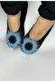 Elegance and Comfort Together: Grape Stoned Home Flats Booties - 2
