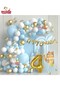 Luxury Teddy Bear Foil Gold Age Foil Balloon Birthday Party Set Decoration - 4