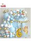 Luxury Teddy Bear Foil Gold Age Foil Balloon Birthday Party Set Decoration - 3