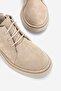 Women's Beige Suede Genuine Natural Leather Number 36-41 Lace-Up Short Boots & Booties - 6