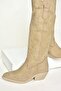 T 404401202   Tan Suede Cowboy Model Women's Boots - 8
