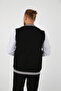 Brg Black-Melange Men's College Regular Fit Jacket - 5