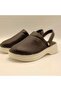 Sabo Black Leather Slippers