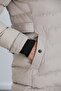 Yasmin Taş Women's Coat Faux Fur Removable Hooded Puffer Coat - 5