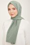Jacquard Heart Detailed Shawl Water Green - 3