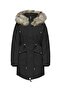 معطف نسائي أسود ONLSYLVI PARKA JACKET LIFE CC OTW