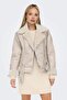 Onlagnete Faux Leather Biker Women's Coat