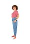 High Waist Pleated Balloon Women's Denim Pants - 6