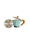 Turquoise Moka Pot - 300 ml 6 Cup Capacity - 2