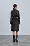 Women's Trench Coat with Antique Leather Look - 7