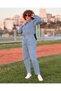 Stone Wash Blue Denim Women's Jumpsuit - 3