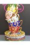 Porcelain Hand-Painted Suliman Coffee Set - 3
