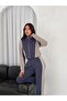 WOMEN'S TREND TRACKSUIT SET, STAND COLLAR, ZIPPERED, WIDE-LEG, SIDE-STRIPED, AYSHO MODEL