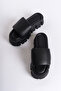 Tello Wedge Heeled Single Strap Women's Slippers - 4