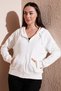 Women Zippered Hooded Sweat 24K0852K1 - 3