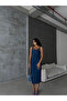 Strap Detailed Jeans Dress