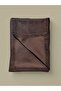Brown Velvet Textured Carefree Table Cloth (Kd) - 5