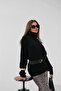 New Season Ribbed Turtleneck Thick Knitwear Tunic Sweater 24W16023