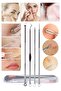 Box of 4 Stainless Comedone Acne - Blackhead Cleaner Set